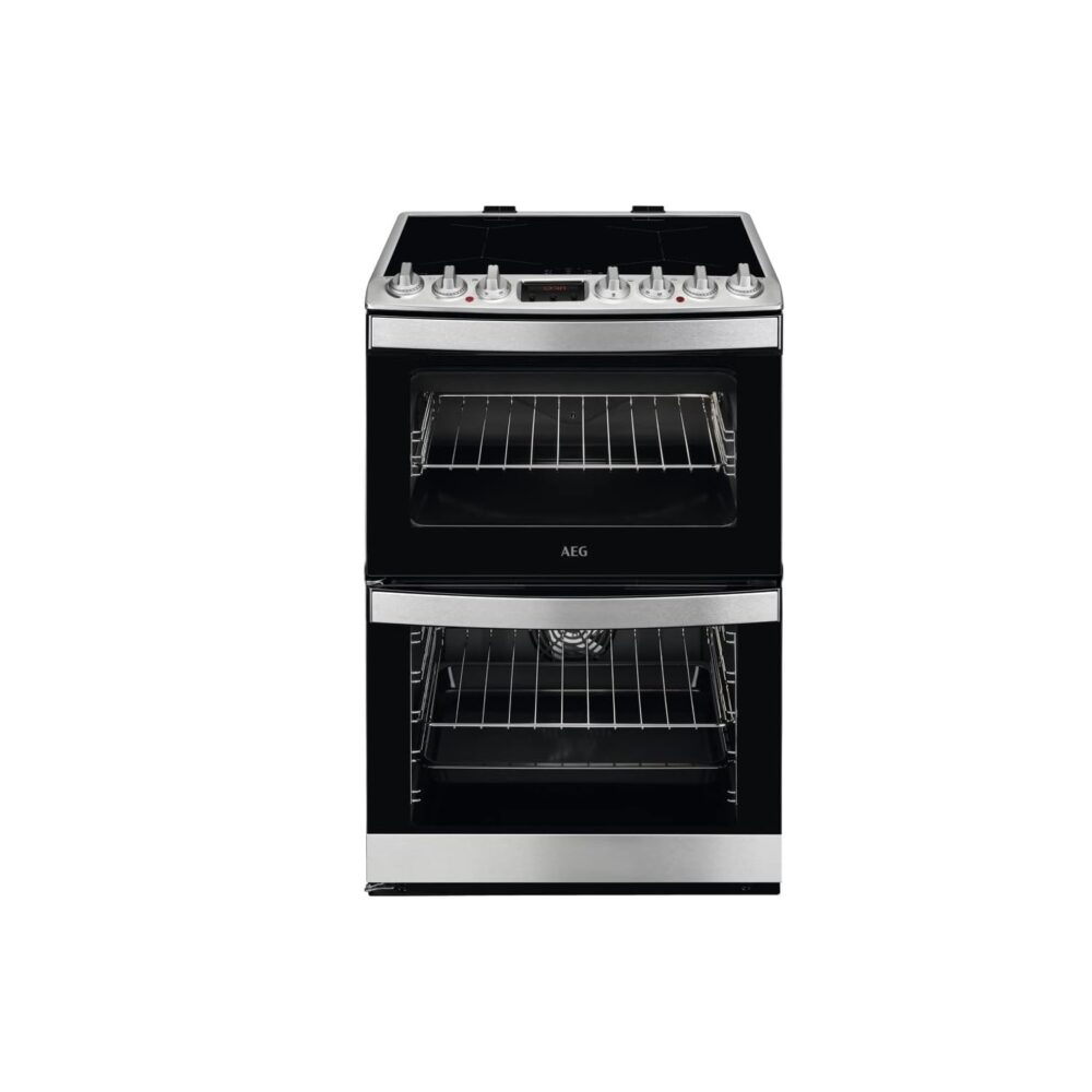 AEG CIB6732ACM 60cm Double Oven Electric Cooker – S/Steel